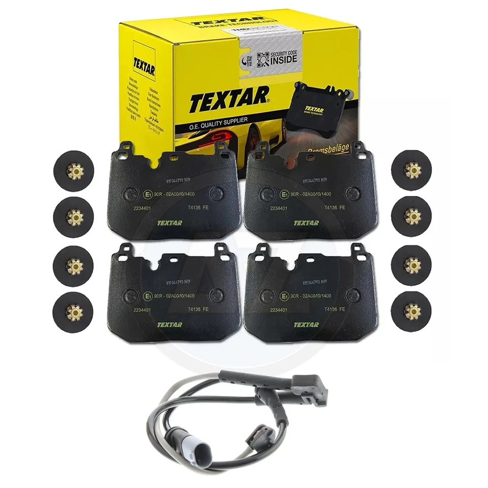 PARA BMW M135i M235i X2 M35i Fx TEXTAR OEM JUEGO DE PASTILLAS DE FRENO DELANTERAS SENSOR DE CABLE DE DESGASTE Foto 1 de 1