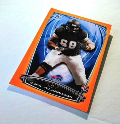 RC SP/299 * CYRIL RICHARDSON * 2014 Topps Bowman ORANGE #89 * Baylor HOF‼️ - Image 1 of 3