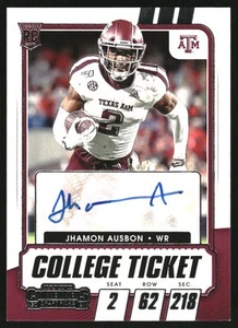 2021 Panini Contenders Draft Picks #260 Jhamon Ausbon RC Auto - Picture 1 of 2