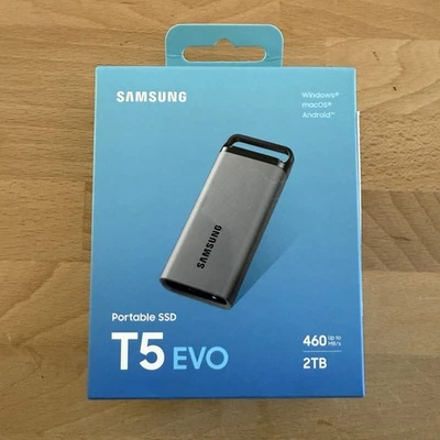 Samsung T5 EVO 2TB Portable SSD MU-PM2T0G New - Image 1 of 4