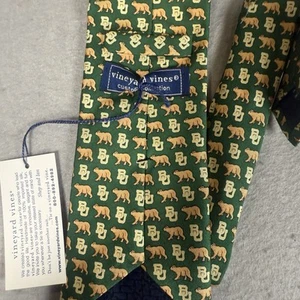 Corbata Colección Personalizada Vineyard Vines Silk Baylor Bears Nueva Con Etiquetas - Imagen 1 de 5