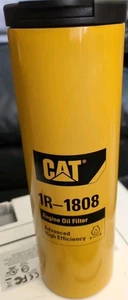 Caterpillar Oil Filter Tumbler CAT Drink Travel Cup w/ lid Stainless Steel Flask - Picture 1 of 3