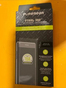 PureGear Steel 360 Tempered Glass Protector for Apple iPhone 13 / 13 Pro - Picture 1 of 1