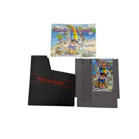 Funda de cartucho y manual Rainbow Islands Nintendo NES