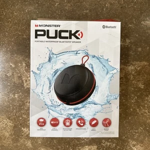 Altavoz portátil Monster Puck impermeable Bluetooth® 5 vatios usado - Imagen 1 de 12