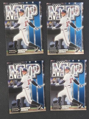 Four 1998 Leaf Rookies & Stars - Mvp Chipper Jones #13/5000 Foto 1 de 2