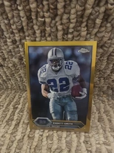 2024 Topps Composite Football Emmitt Smith Chrome Gold Refractor #/50 Cowboys - Bild 1 von 6