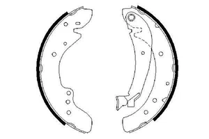Bosch 0986487521 Brake Shoes Set Fits Citroën Relay 2000-2002 9945885 - Picture 1 of 1