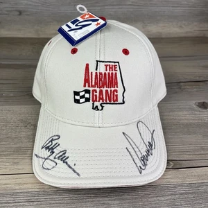 Cappello berretto NASCAR vintage ALABAMA GANG Bobby Donnie Allison firmato anni 90 da collezione - Foto 1 di 10