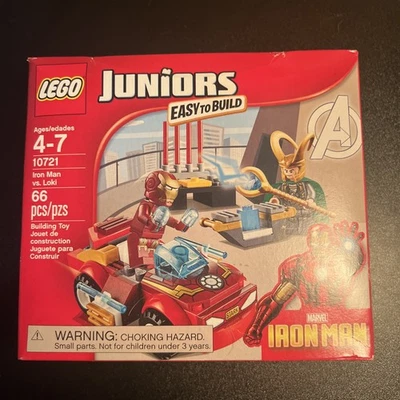 (10721) LEGO Juniors: Iron Man Vs. Loki Super Hero Marvel Car Heroes - Image 1 of 4