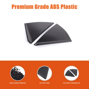 Carbon ABS Exterior Window B-Pillar Covers Trim For Corvette C8 Convertible 20+ - Bild 1 von 5