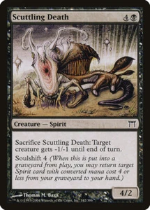 4 Scuttling Death x4 4x - LP - Champions of Kamigawa SPARROW MAGIC - Picture 1 of 1