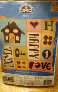 DMC home cross stitch tapestry kit. C057K happy home design by Jane Prutton - Picture 1 of 8