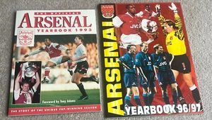 1993 & 1996/1997 Arsenal FC Yearbook publications in Excellent condition - Picture 1 of 5