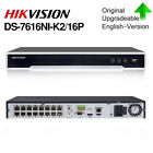 Hikvision 16Ch 16Poe Nvr Oem 4K 8Mp Ip Camera Acusense Two Way Speaker Alarm Kit