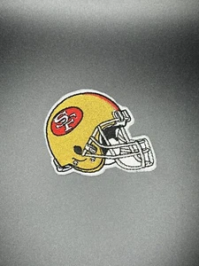 Elmetto San Francisco 49ers ferro su toppa ricamata - Foto 1 di 2