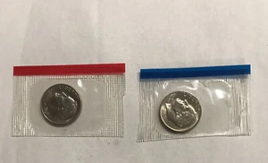 1987 P & D Roosevelt Dimes  in US Mint Cello 2 Coin Lot - Picture 1 of 2