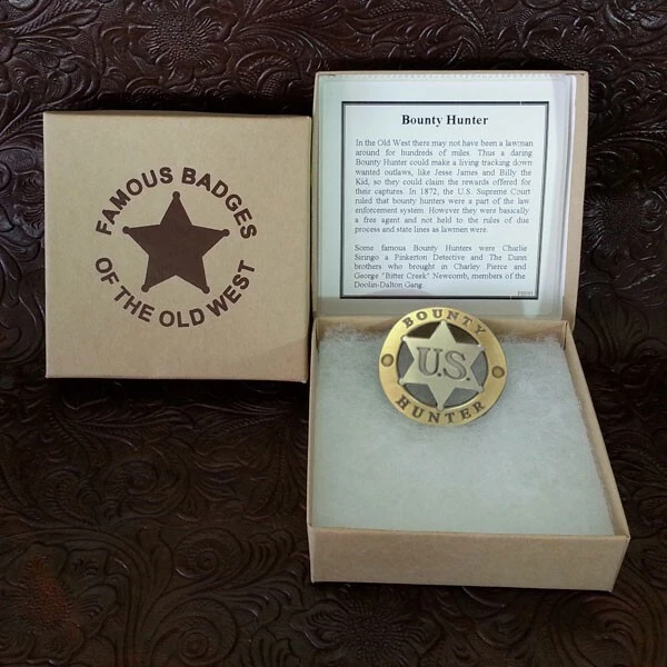 Bounty Hunter Old West Replica Badge - Image 1 of 1