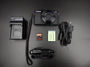 Canon PowerShot G9X 20.2MP Digital Camera Black - Picture 1 of 18
