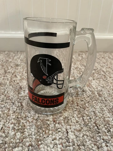 Vintage Atlanta Falcons 1990s Logo Beer Stein Mug Cover