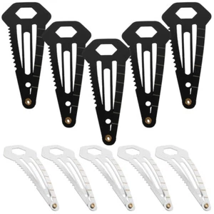 10Pcs Hair Pins Stainless Steel Hairpins Multifunction Barrettes Hair Clips New - Picture 1 of 12