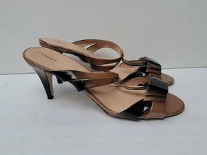 Fioni braune hochhackige Slipper Größe 11 - Bild 1 von 8