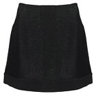 Alaia Black Raffia Bora-Bora A-Line Mini Skirt Fr40 Uk12