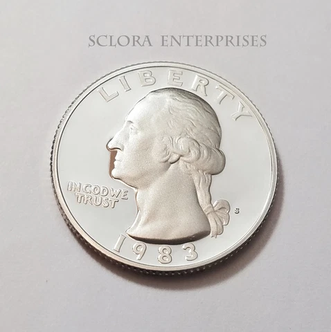 1983 S WASHINGTON *PROOF* QUARTER  **FREE SHIPPING** Cover