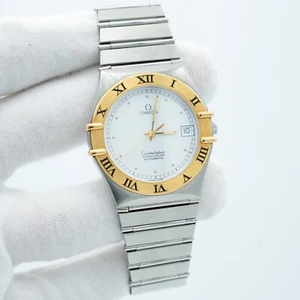 Omega Constellation Gelbgold weißes Zifferblatt Edelstahl - Bild 1 von 7