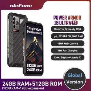 Global Ulefone Power Armor 18 Ultra 5G IP68 Phone 512GB 108MP 120Hz 9600mAh 66W - Picture 1 of 11