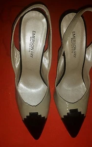 Neu Emerson Fry Patch Toe Slingback Lackleder Gr. 39 - Bild 1 von 1