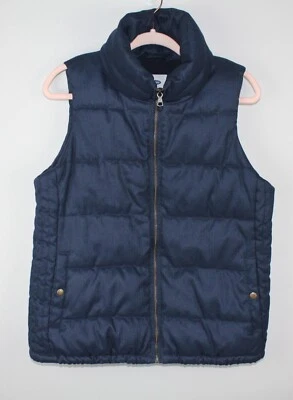 Chaleco acolchado azul marino d & Co. Denim + Company para mujer talla L cremallera completa con bolsillos Foto 1 de 4