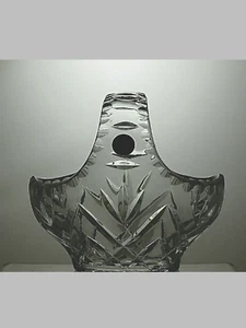 Zwiesel Cristallerie Crystal Cut Glass Handed Fruit Basket 6 3/4" - Boxed - Picture 1 of 9