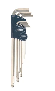 Eight Tool BCT-S9Z Bolt Catch Taper Head Hex Key Set of 9 Pcs. Inch - Picture 1 of 3