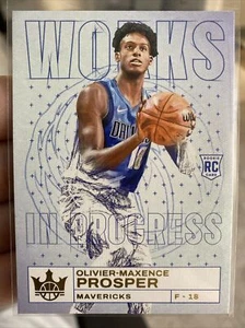 2023-24 Panini Court Kings Olivier-Maxence Prosper RC Works In Progress #28 ๐ฅ๐ - Picture 1 of 2