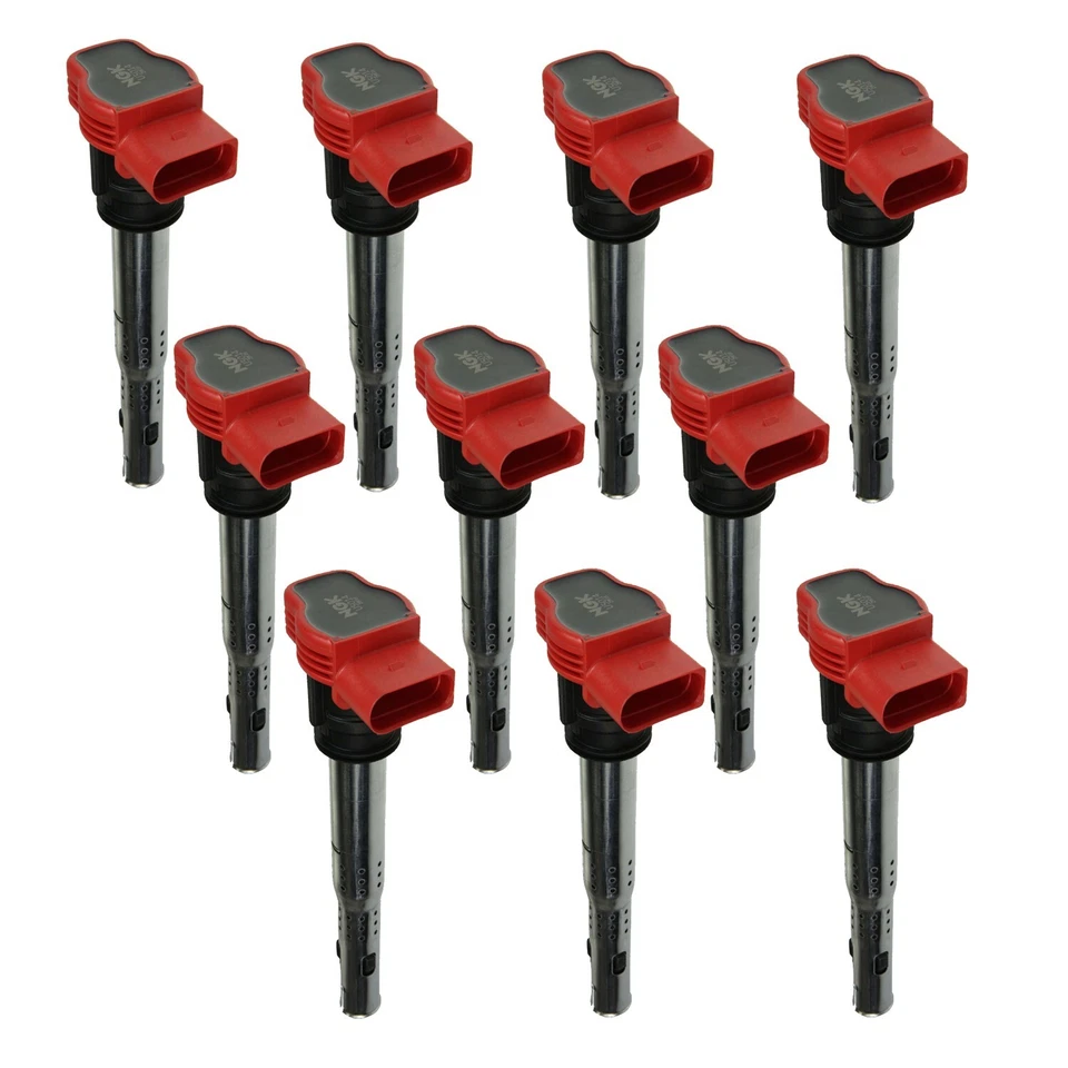 NGK Juego de 10 Bobinas de Encendido COP para Audi R8 S6 S8 5.2 V10 Foto 1 de 1