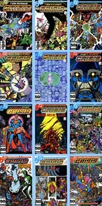 CRISIS ON INFINITE EARTHS #s 1-12 G.Perez DC 1985-1986 NM Complete Maxi-Series - Picture 1 of 13