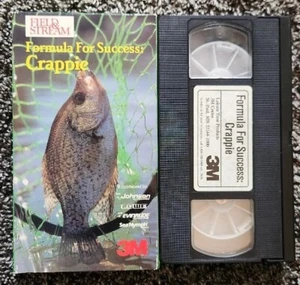 FIELD & STREAM 3M FORMULA FOR SUCCESS  CRAPPIE VHS ONE OWNER  - Imagen 1 de 3
