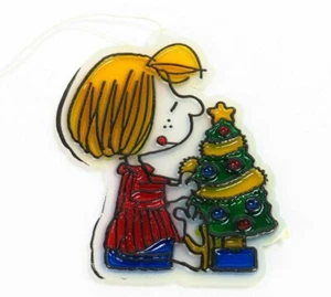 Árbol de Navidad Schroeder vintage adorno de cacahuetes 1966 plástico Charlie Brown - Imagen 1 de 12