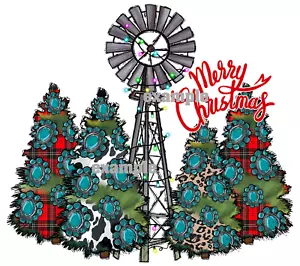 Christmas #27 - Sublimation Transfer - Heat Transfer - T shirt 8x10 - Santa - Picture 1 of 1