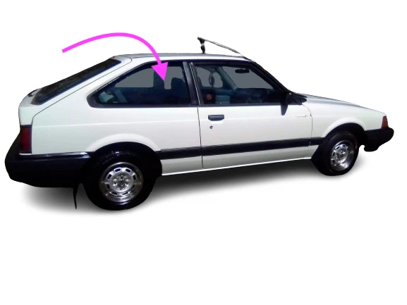 Se adapta a: Honda Accord 1982-1985 2D hatchback cuarto trasero derecho ventana vidrio NUEVO Foto 1 de 4