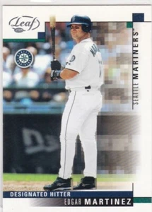 2003 Leaf Silver Sample Edgar Martinez #93 HOF - Picture 1 of 2