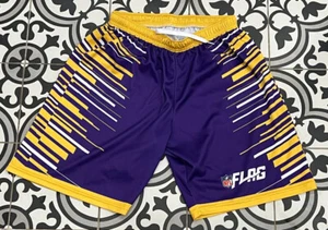 Minnesota Vikings NFL Flag Football Mens Small Sports Shorts Purple - Picture 1 of 10