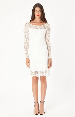 NWT Hale Bob Long Sleeve Lined Lace Floral Flare Dress  XS S NWT 4LDR6475 - Image 1 of 4
