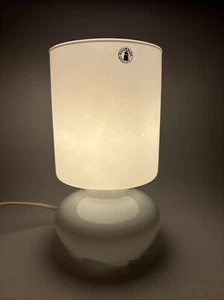 IKEA LYTKA Bianca Abat jour Comodino Bianco Lampada Da Tavolo Design Vintage #26 - Foto 1 di 12