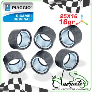 RULLI VARIATORE KIT TRASMISSIONE PER BEVERLY 350 SPORT TOURING MP3 X10 PIAGGIO - Foto 1 di 1