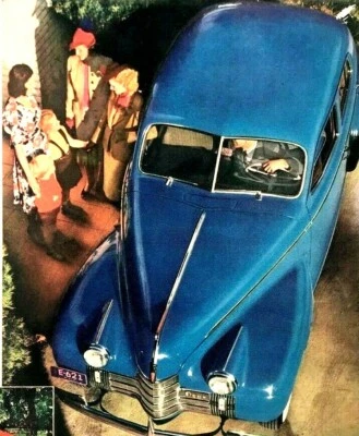 OLDSMOBILE CUSTOM 8 CRUISER - Auto / Car / Automobile Ad -- 1940s -- 11 x 13 1/2 - Image 1 of 2