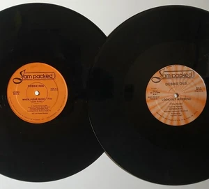 DEBBIE DEB "LOOKOUT WEEKEND" + "WHEN I HEAR MUSIC " ORIGINAL VINYL RECORDS LP - Picture 1 of 5