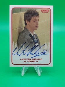 Chester Rushing Tommy H. 2018 Topps Stranger Things Season 1 Autograph Card Auto - Picture 1 of 1