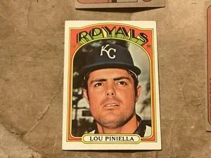 Lou Pinella 1972 Topps Baseball Card High Number #580 - Near Mint - Great Corner - Picture 1 of 2